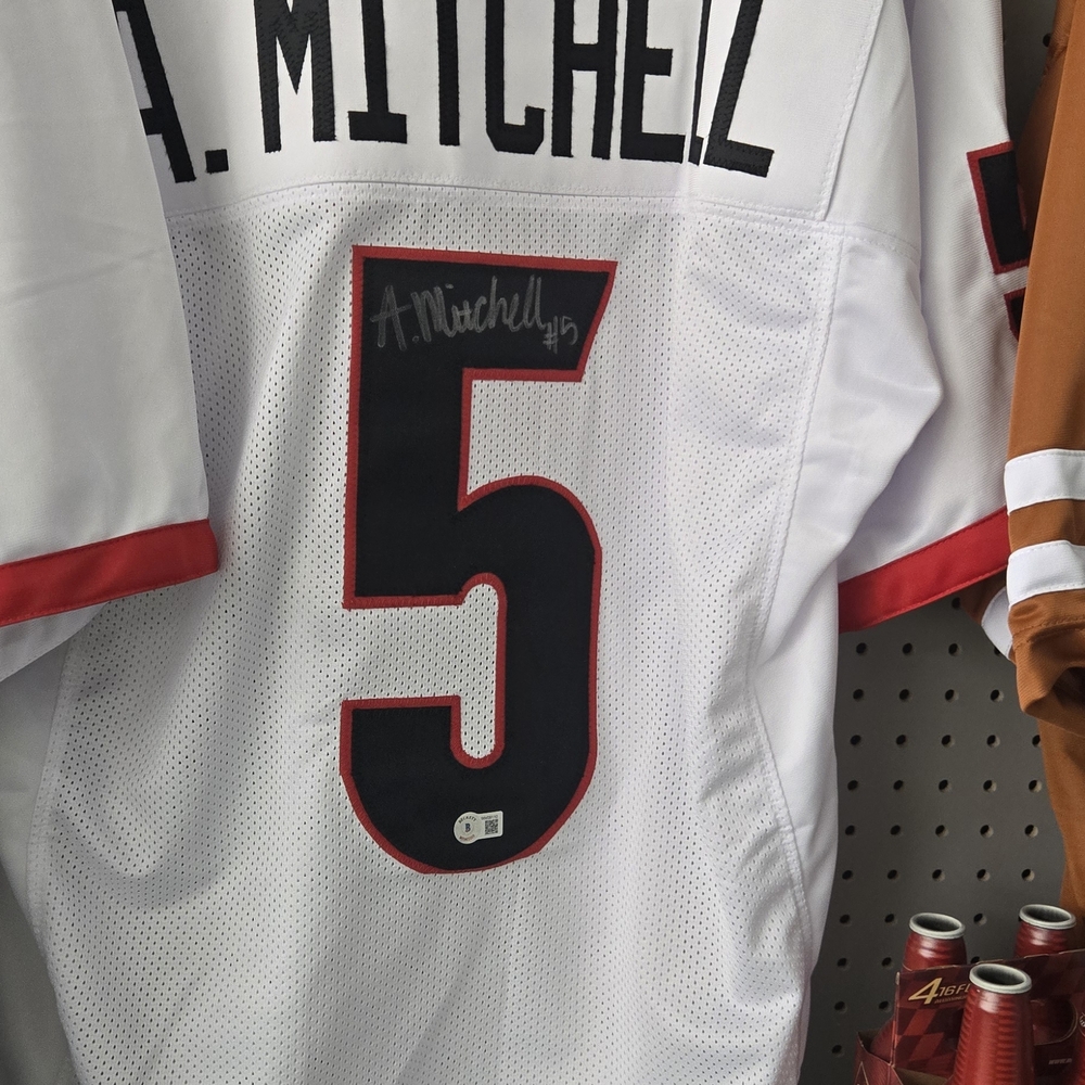 White and Red Sports Jersey